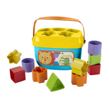 Cesta de Bloques Infantiles Fisher Price con asa para transportar
