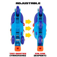Patines 2 en 1 Moltó Triskate ajustables talla 31-34